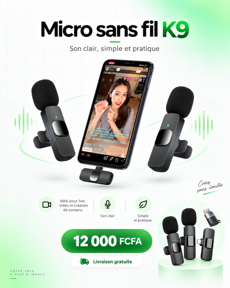 Micro cravate K9 sans fil